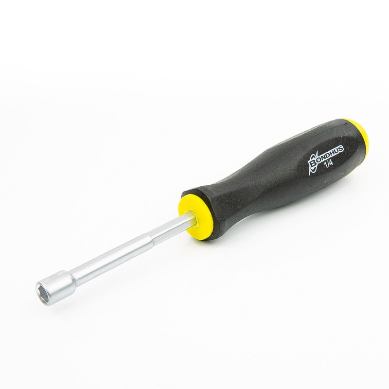 Bondhus Nut Driver, 1/4 Hex
