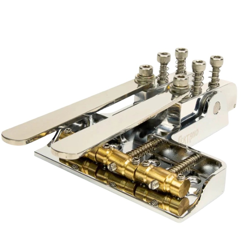 Certano T-Bender Coup Universel B&G Bender Replacement Half Tele Bridge – Nickel