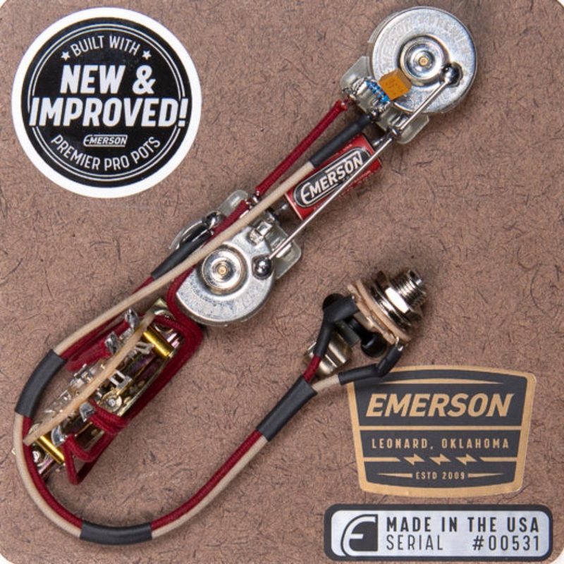 Emerson Custom Telecaster 3-Way Prewired Kit – Reverse Control Layout