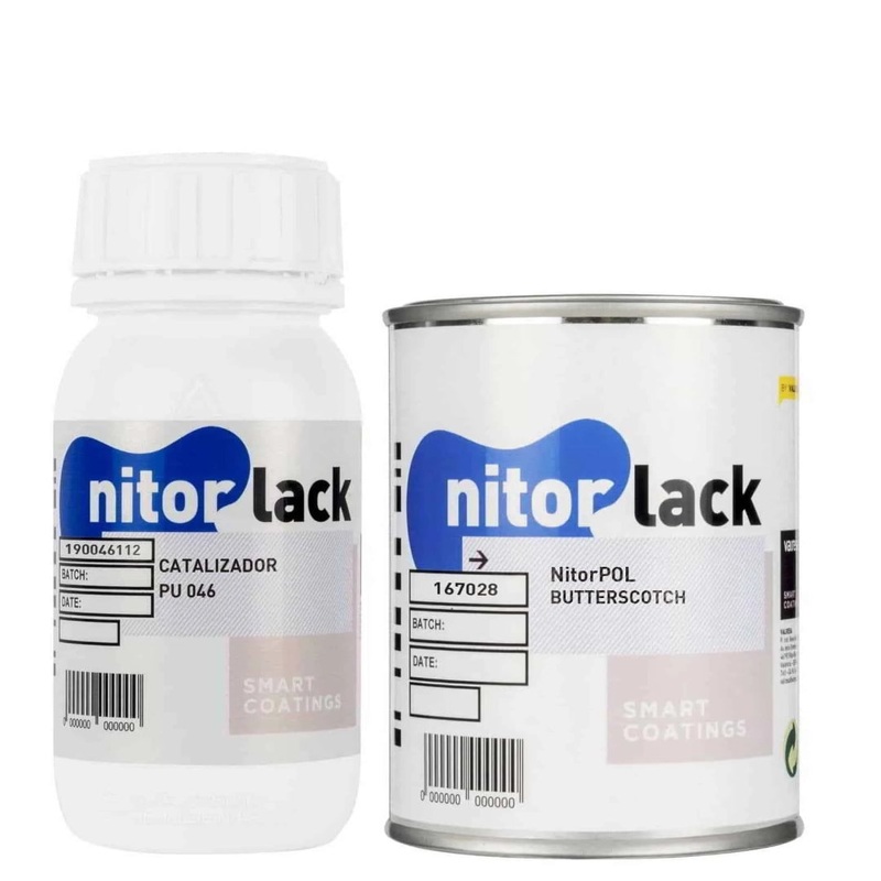 Nitorlack Polyurethane  Can Butterscotch Blonde 500mL (includes catalyst)