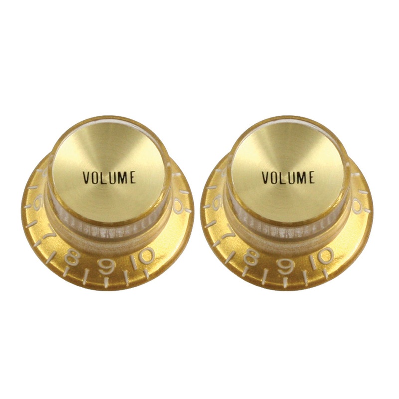 Gold Set of 2 Volume Reflector Knobs