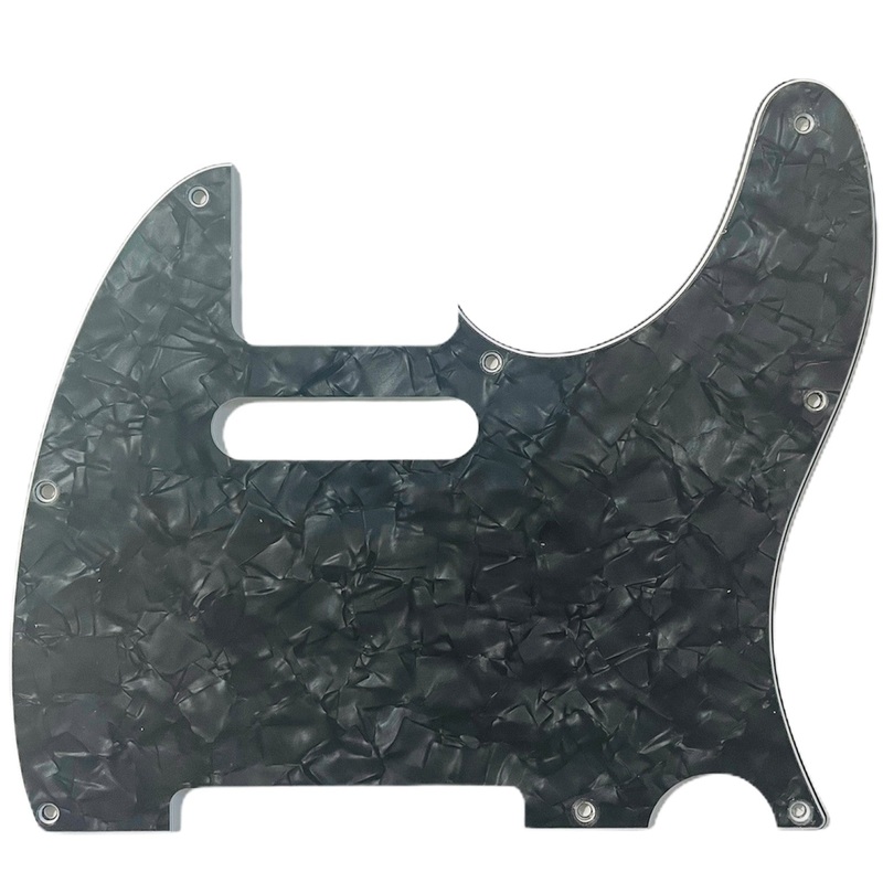 Dark Black 8-hole Pickguard for Telecaster