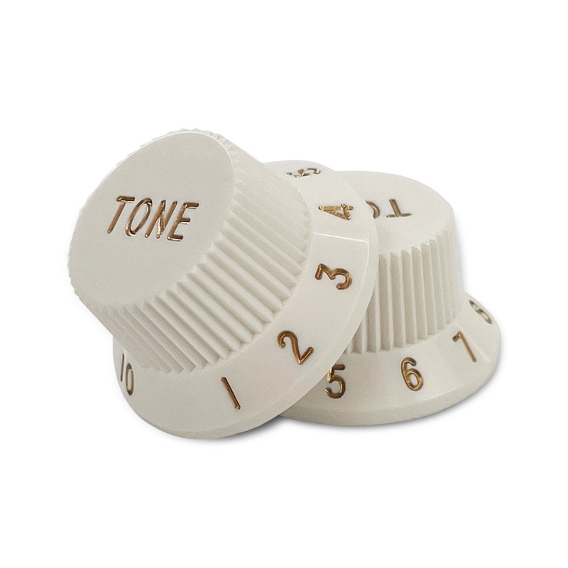 PK-0153 Set of 2 Plastic Tone Knobs for Stratocaster