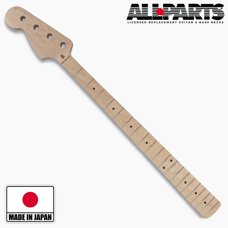 Allparts Licensed by Fender JMO-L Replacement Neck for Jazz Bass