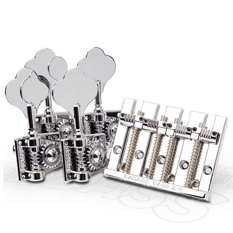 Badass Upgrade Combo for Squier Basses – Chrome