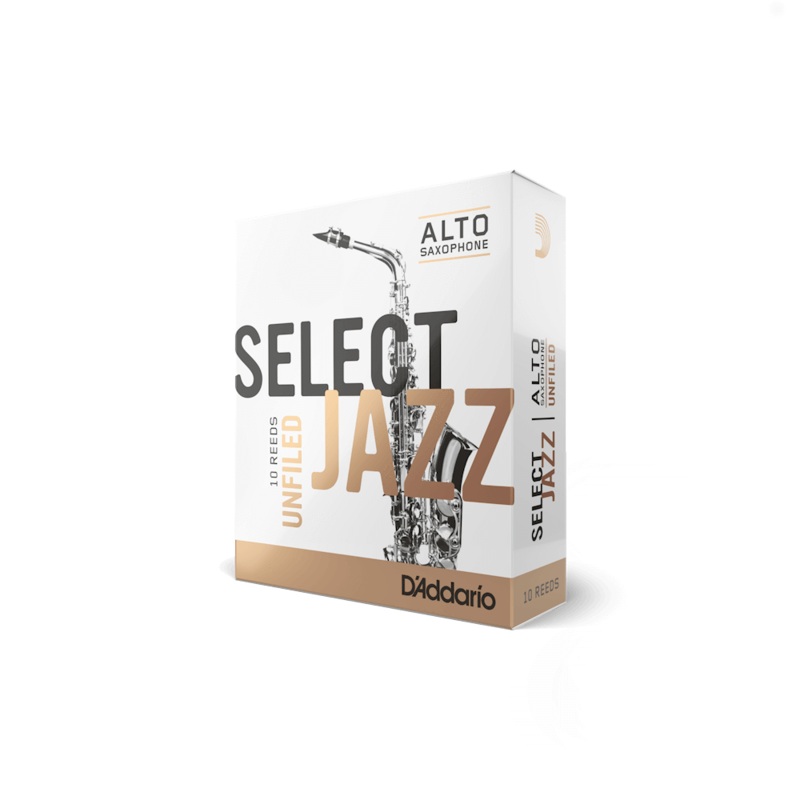 D’Addario – Select Jazz Unfiled Alto Saxophone Reeds