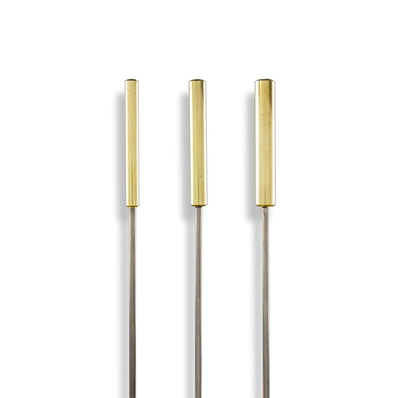 Grover Pro – Brass Tubular Triangle Beaters (3-Piece Set)