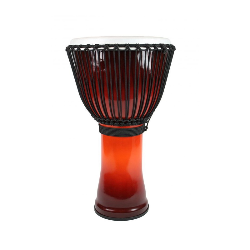 Toca Percussion – Freestyle II Rope Tuned Djembe (14) with Bag (African Sunset)