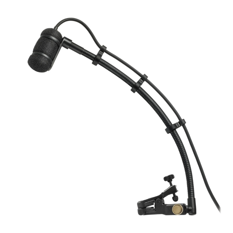 Audio-Technica – ATM350UL Cardioid Condenser Instrument Microphone w/ Universal Long Clip-on Mounting System