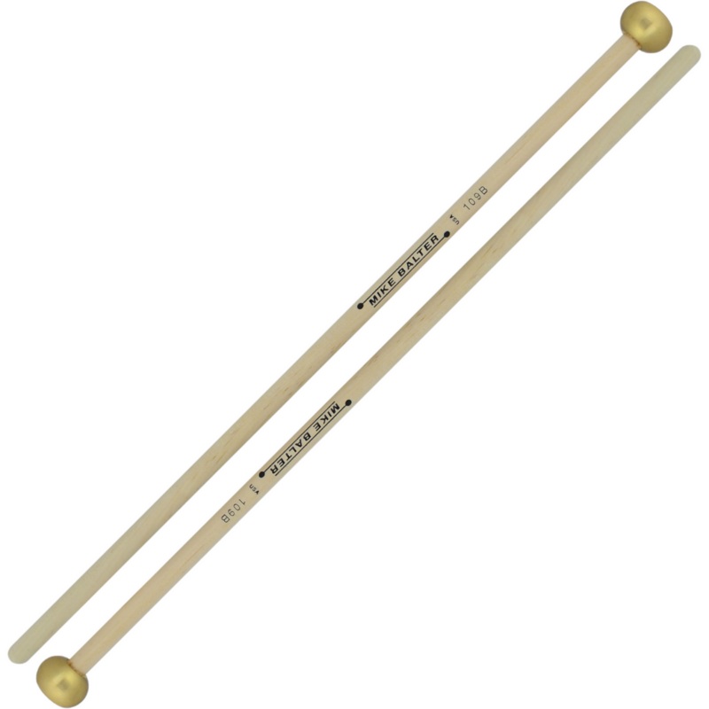 Mike Balter – 109B Grandioso Unwound Hard Brass Glockenspiel Mallet (Birch)