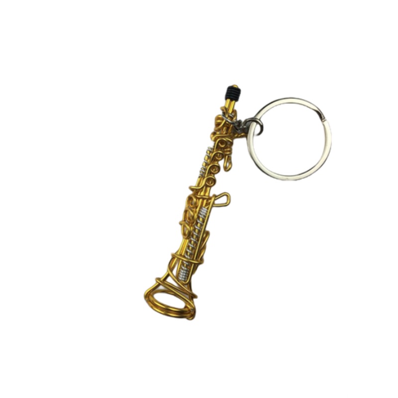 Wire Lover – Soprano Saxophone Keychain