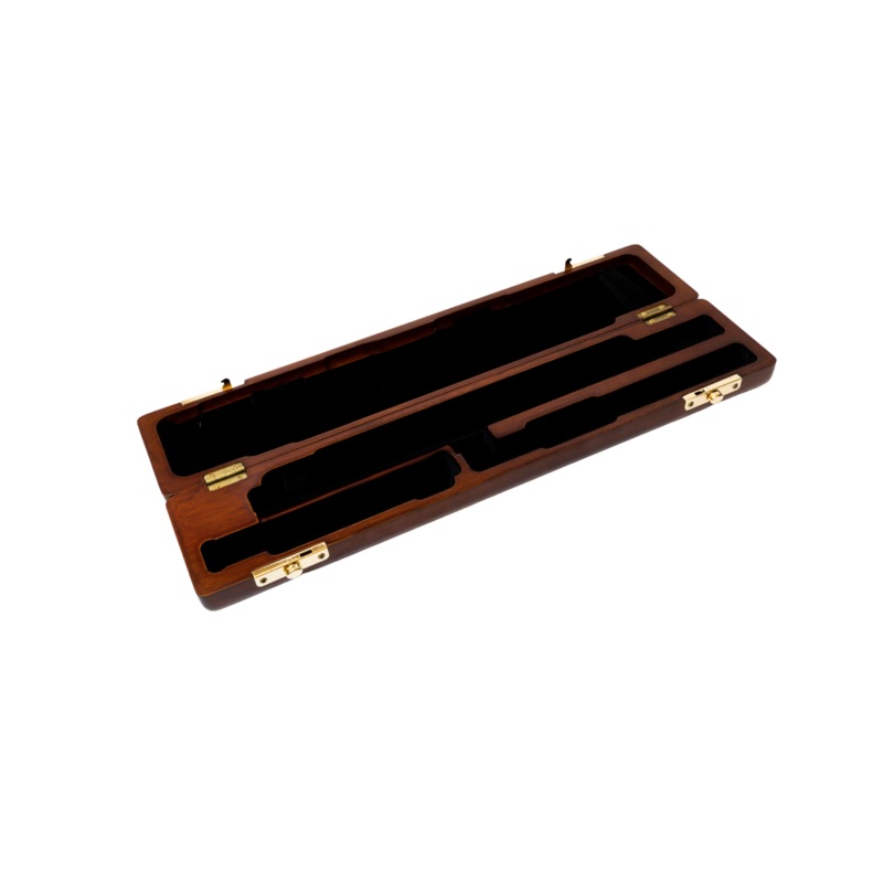 – Wooden B-Foot Flute Case