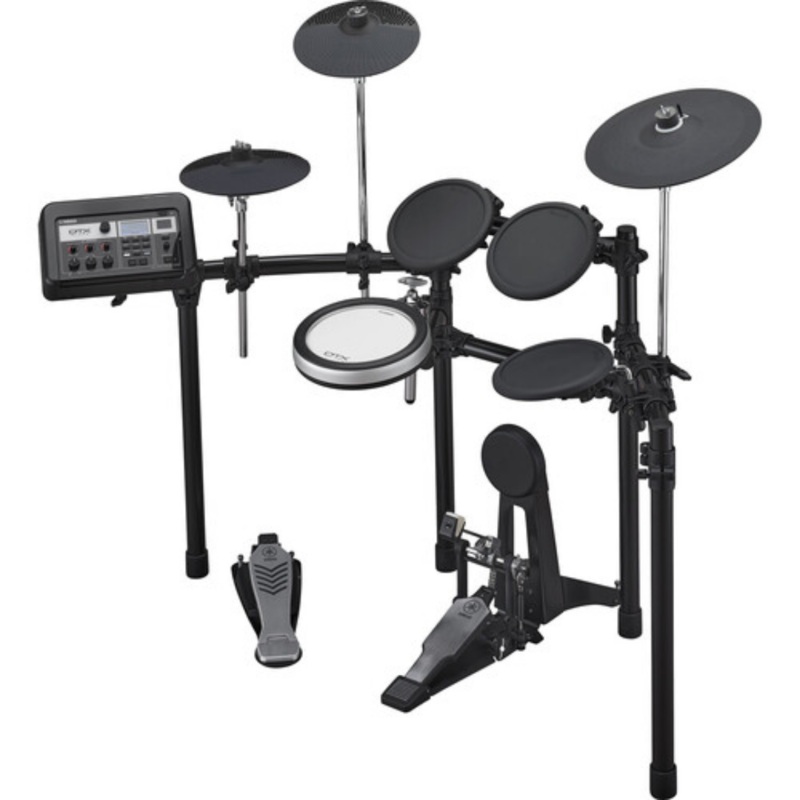 Yamaha – DTX6K-X Electronic Drum Set w/ Foot Pedal & Drum Stool