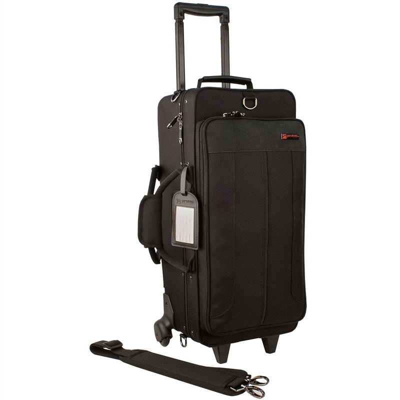 Protec – IP301DWL Double Trumpet IPAC Case with Wheels