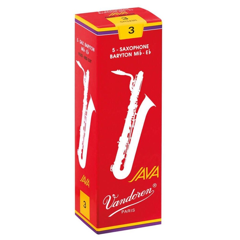 Vandoren – Java Filed – Red Cut Baritone Saxophone Reeds