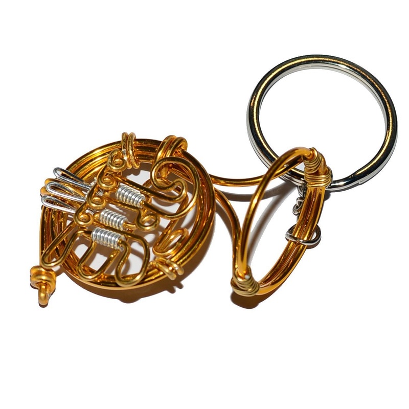 Wire Lover – French Horn Keychain