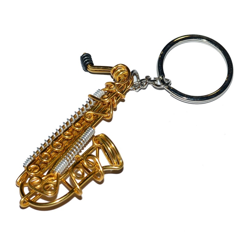 Wire Lover – Tenor Saxophone Keychain