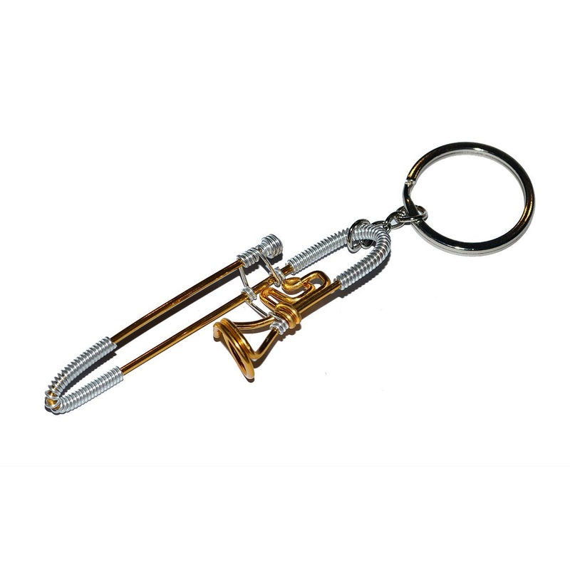 Wire Lover – Trombone Keychain