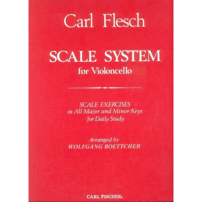 Flesch, Scale System for Cello (Ries Erler )