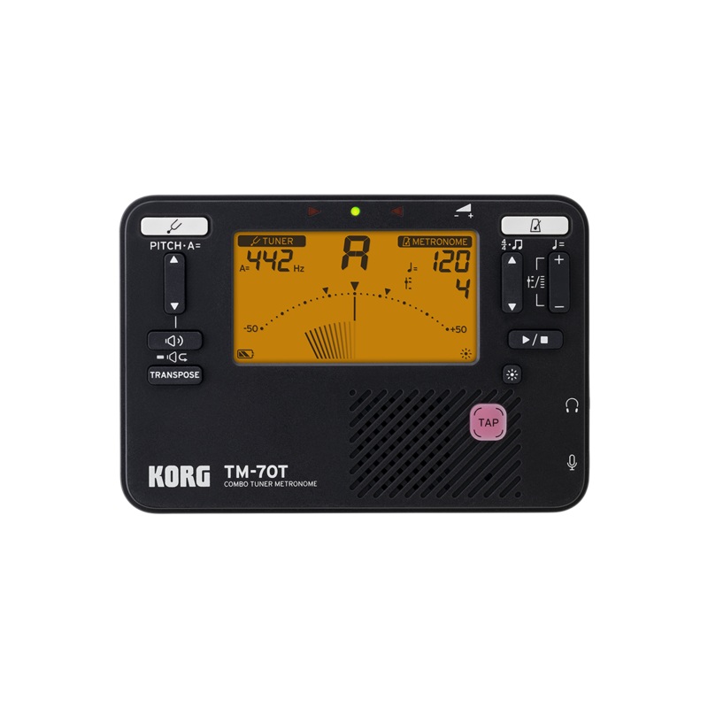 Korg – TM-70C Combo Tuner Metronome + Contact Microphone Set