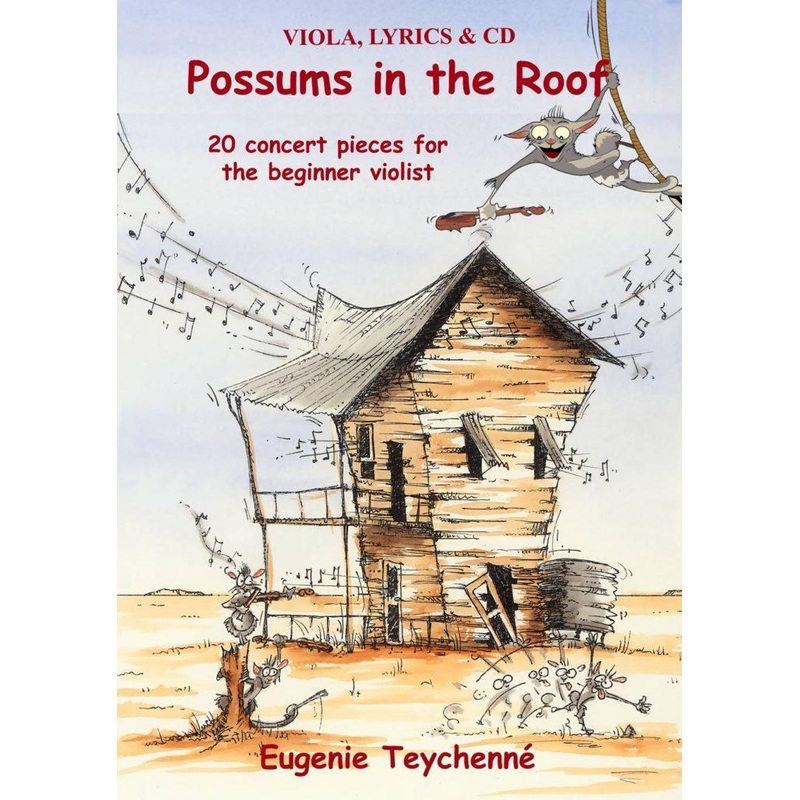 Possums in the Roof for Viola with CD