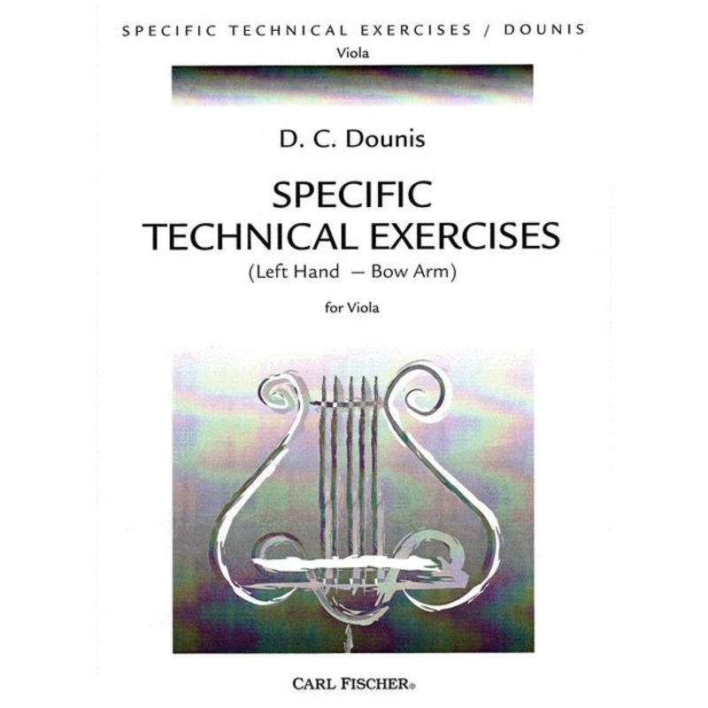 Dounis, Specific Technical Exercises Op. 25 for Viola (Fischer)