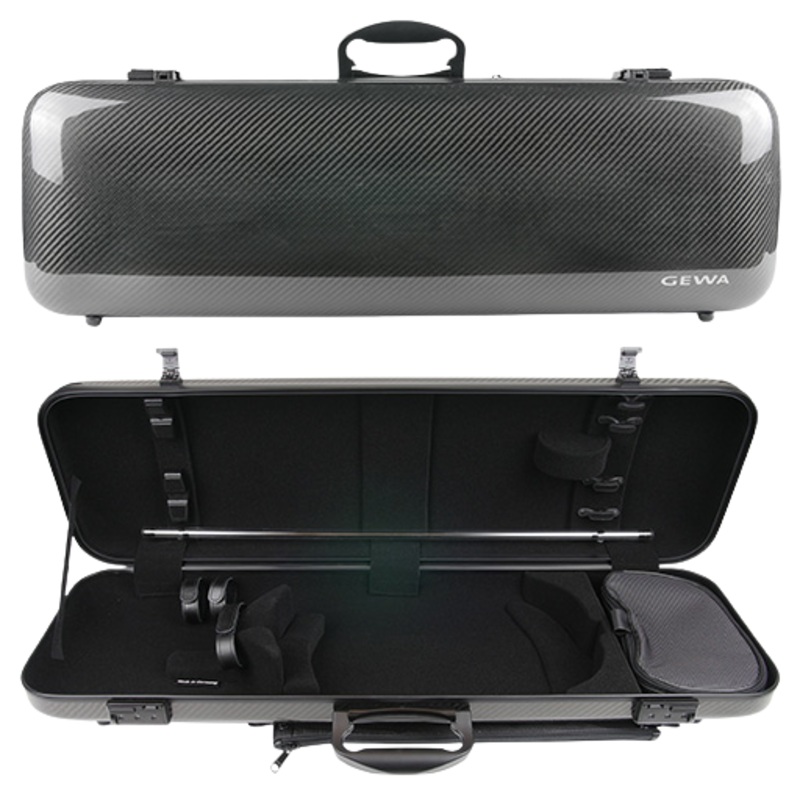 GEWA Idea 1.8 Oblong Violin Case 4/4 Black Carbon