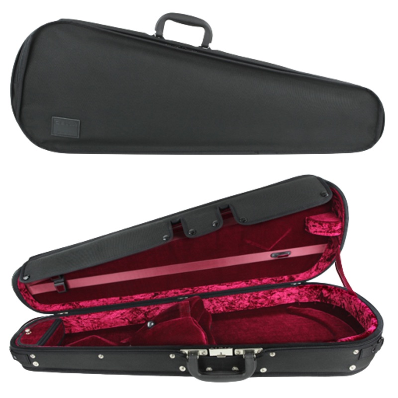 GEWA Luiteria Concerto Adjustable Viola Case Black with Red Interior