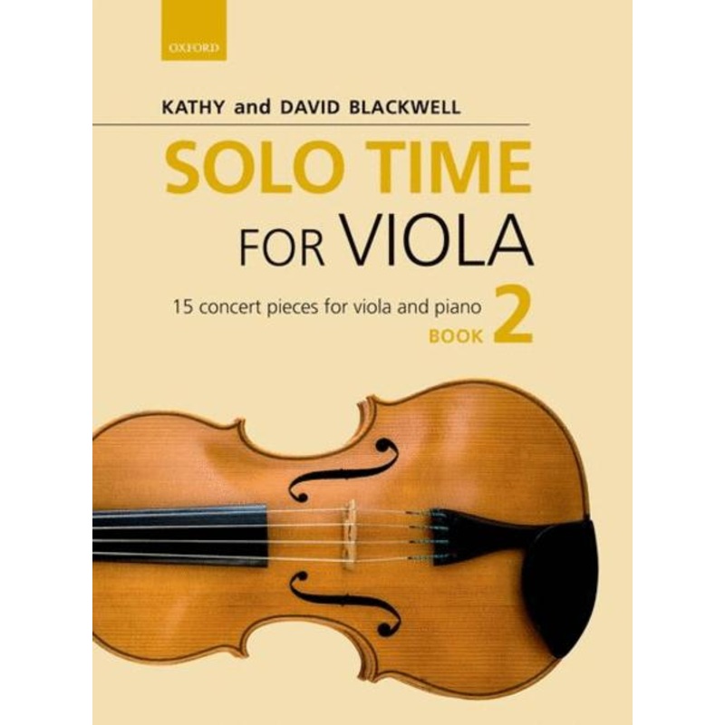 Kathy and David Blackwell, Solo Time for Viola and Piano Book 2 (OUP)