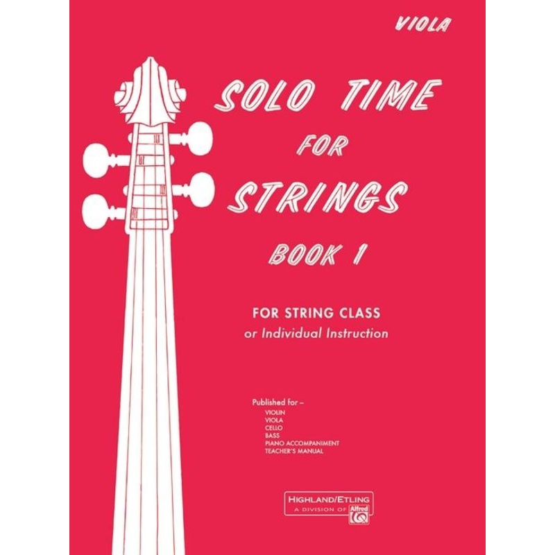 Solo Time for Strings Book 1 Viola