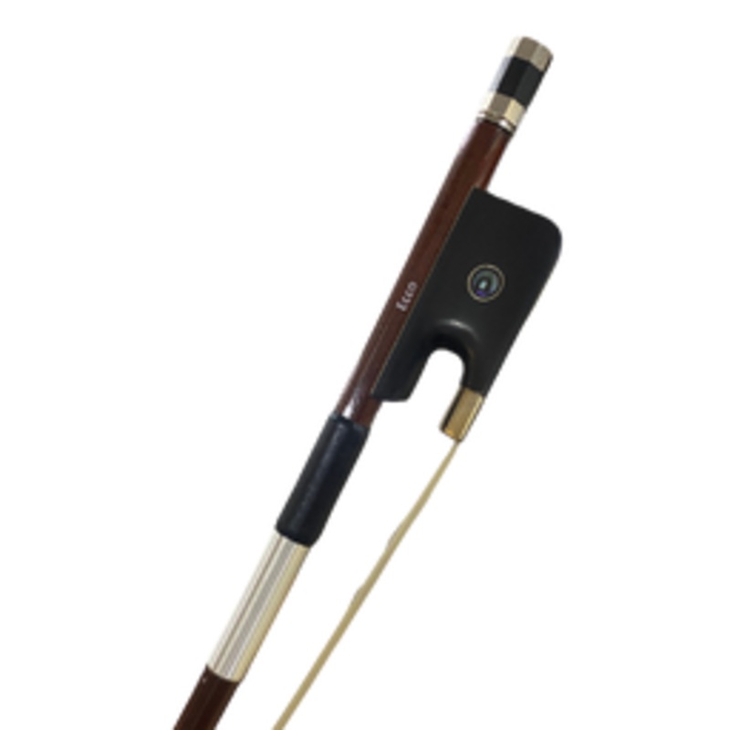 Ecco Carbon Fibre with Pernambuco Finish Double Bass Bow French