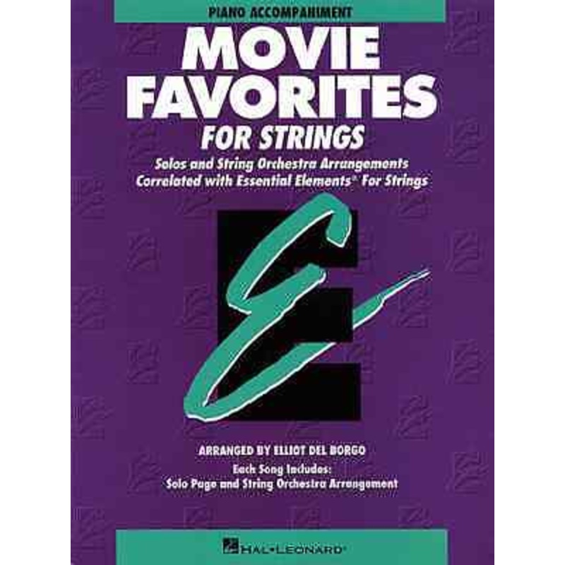Essential Elements Movie Favourites Piano Accompaniment