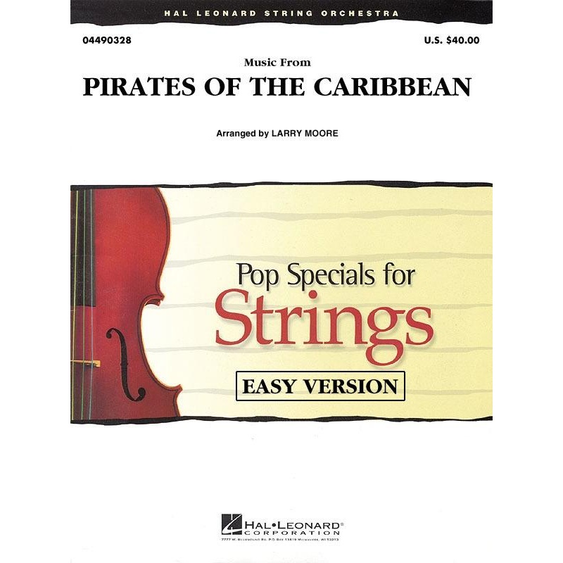 Music From Pirates of The Caribbean (arr. Larry Moore) for String Orchestra