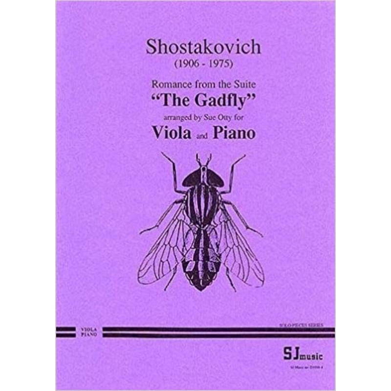 Shostakovich, D., Romance from The Gadfly Op. 97 for Viola and Piano (SJ Music)