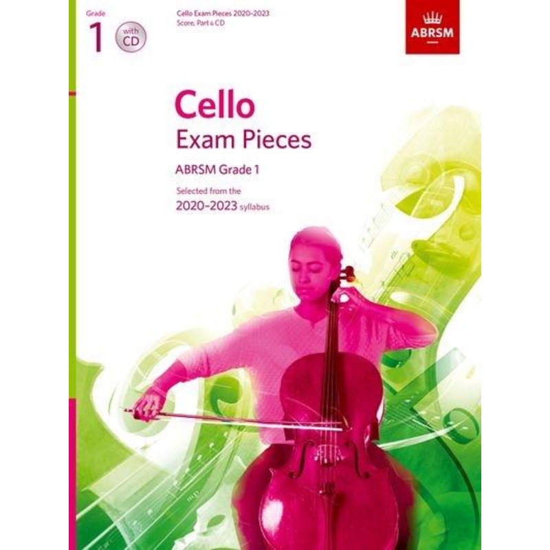 ABRSM Cello Exam Pieces 2020-2023 Grade 1 Score, Part and CD