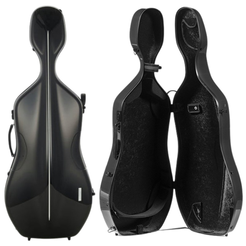 GEWA Air 3.9 Cello Case Black Gloss