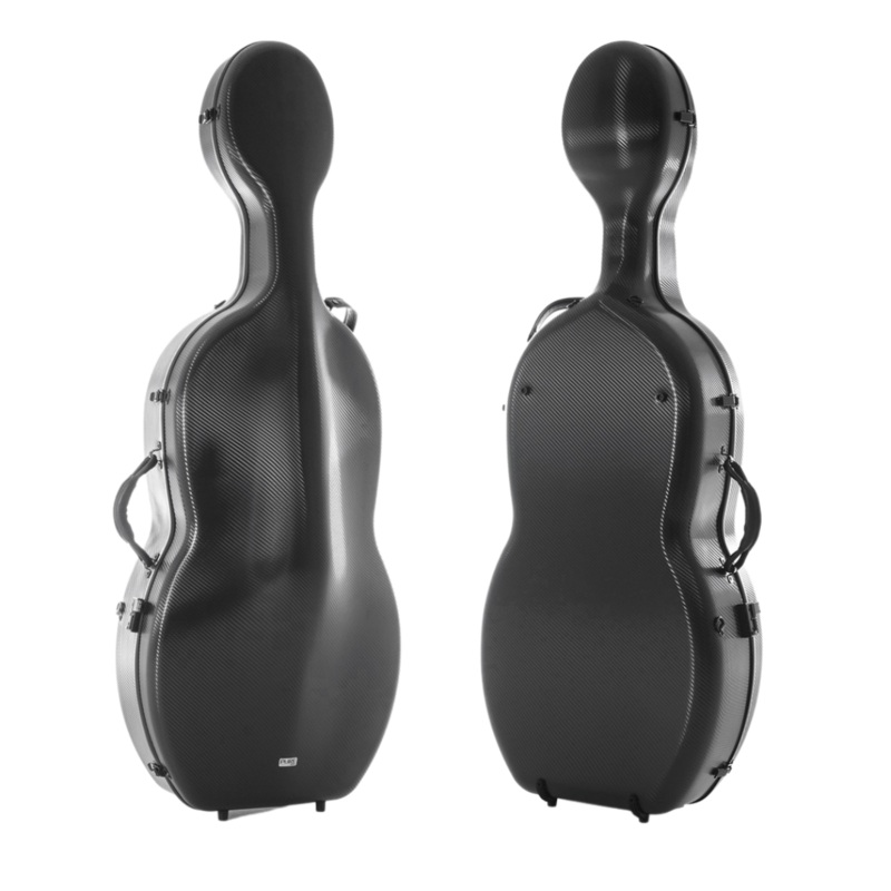 GEWA Pure Polycarbonate Cello Case with Wheels Black 4/4
