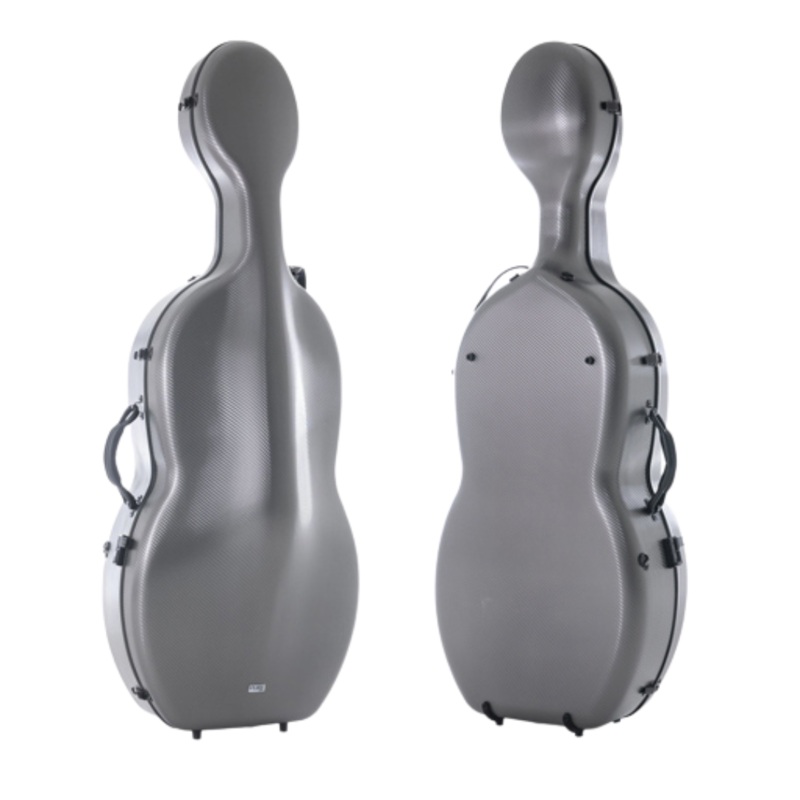 GEWA Pure Polycarbonate Cello Case with Wheels Grey 4/4