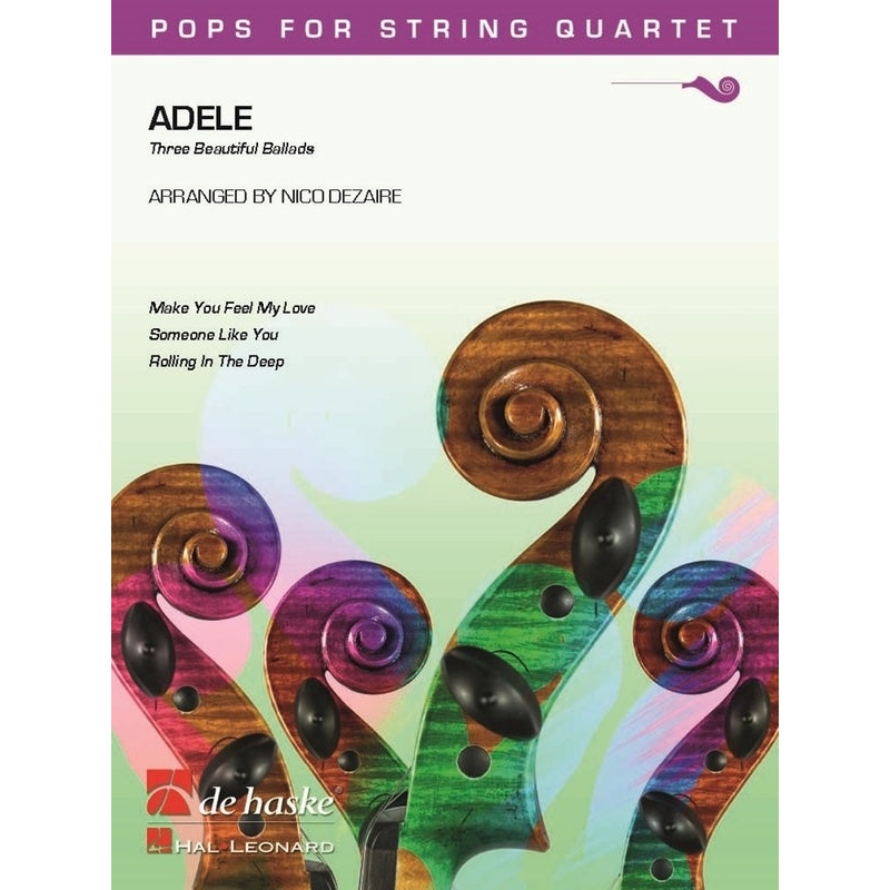 Pops for String Quartet: Adele Three Beautiful Ballads