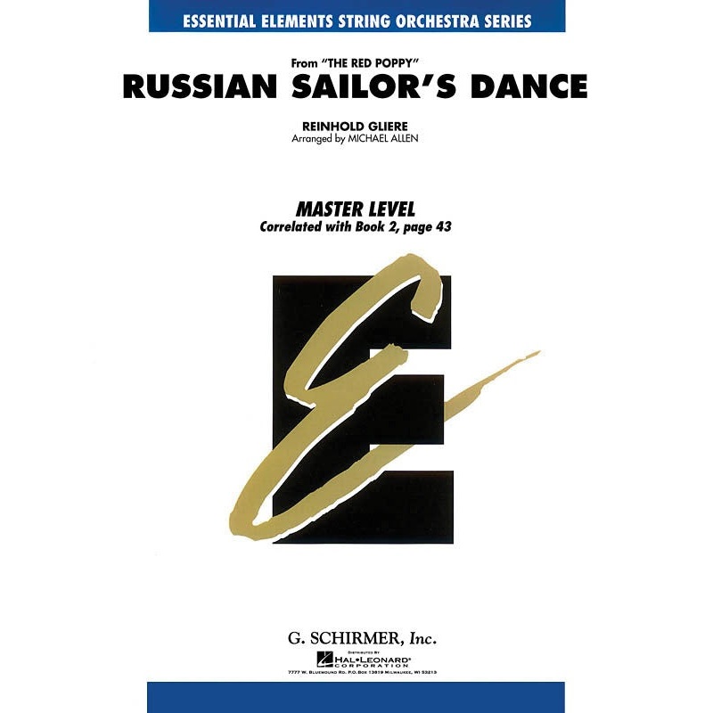 Russian Sailor’s Dance (Gliere arr. Allen) for String Orchestra