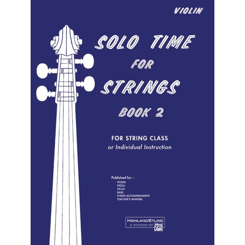 Solo Time for Strings Book 2 Violin
