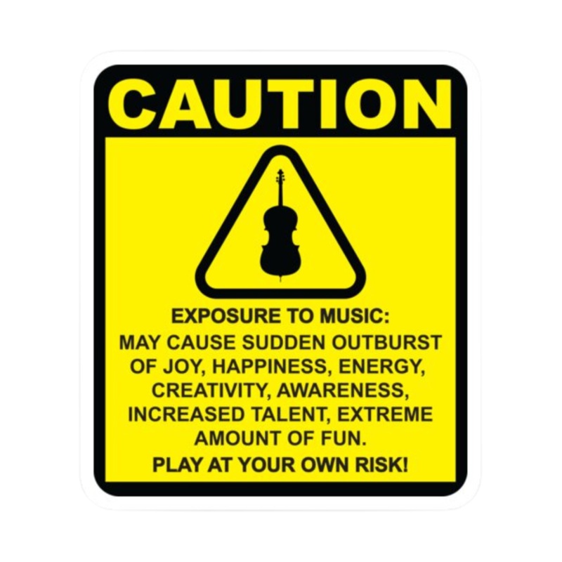 Sticker – Caution! Play At Your Own Risk
