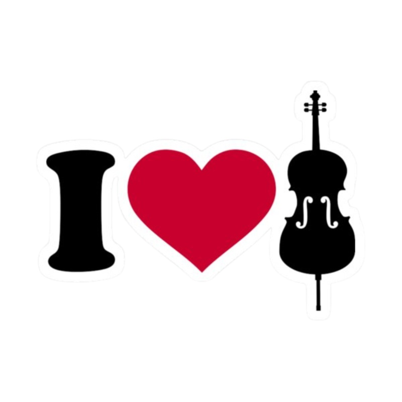 Sticker – I Heart Cello