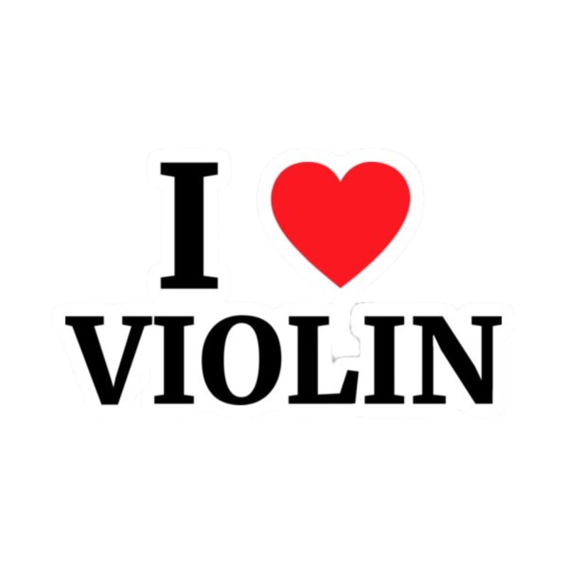 Sticker – I Heart Violin