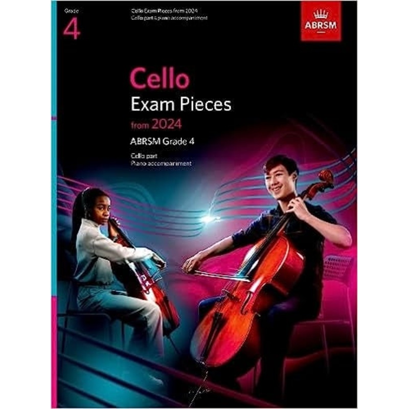 ABRSM Cello Exam Pieces from 2024 Grade 4 Score and Part