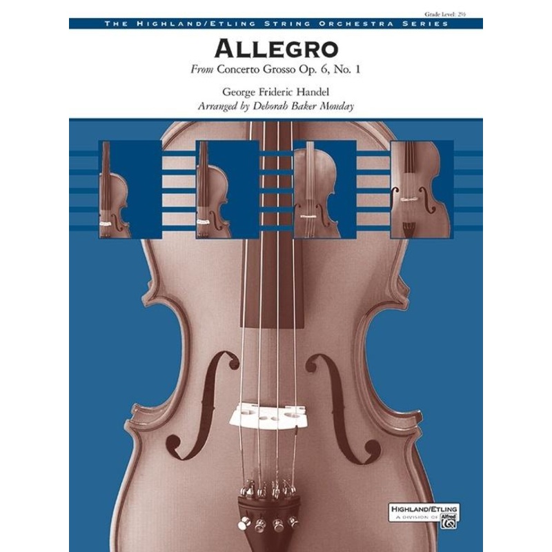 Allegro from Concerto Grosso (Handel arr. Deborah Baker Monday) for String Orchestra