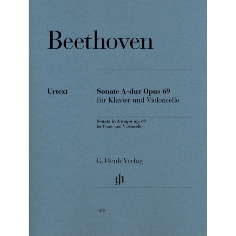 Beethoven, Sonata in A Op. 69 for Cello and Piano (Henle)