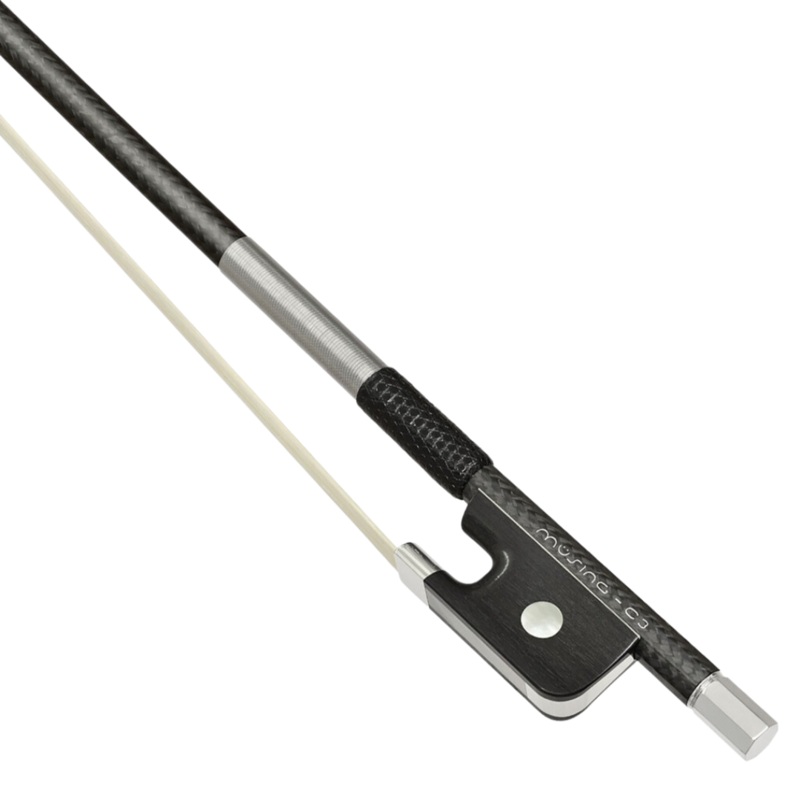 Muesing Viola Bow: C3 Classic Carbon Fibre with Stainless Steel Fittings