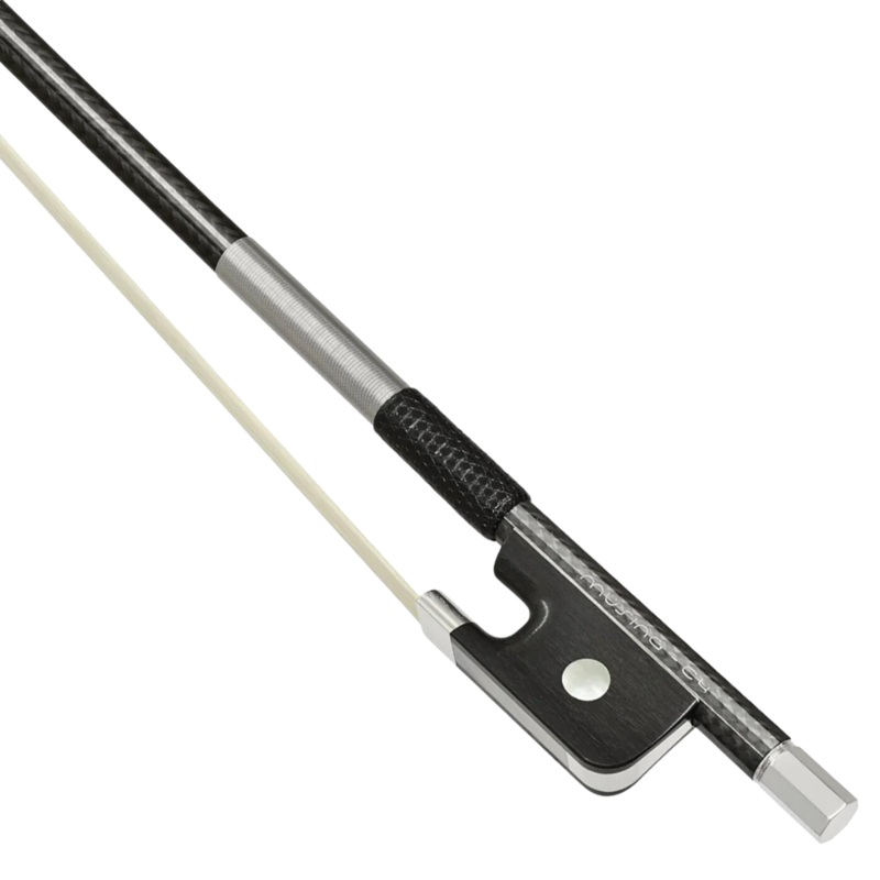 Muesing Viola Bow: C4 Classic Carbon Fibre with Stainless Steel Fittings