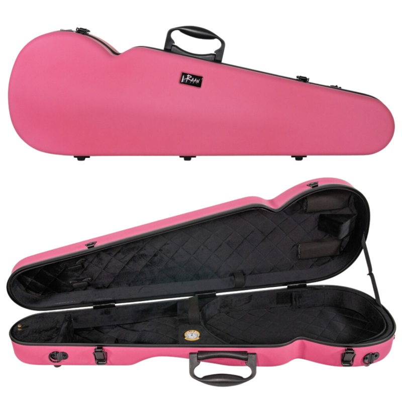 RAAN Shaped Violin Case Barbie Pink 1/4-1/2